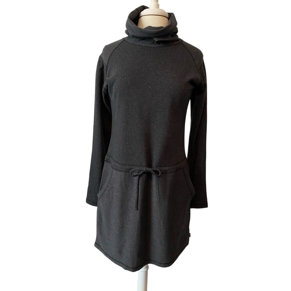 Mountain Hardwear Women's Sm Cowl Neck Dress Colorblock Grey Outdoors Athleisure - Picture 4 of 13